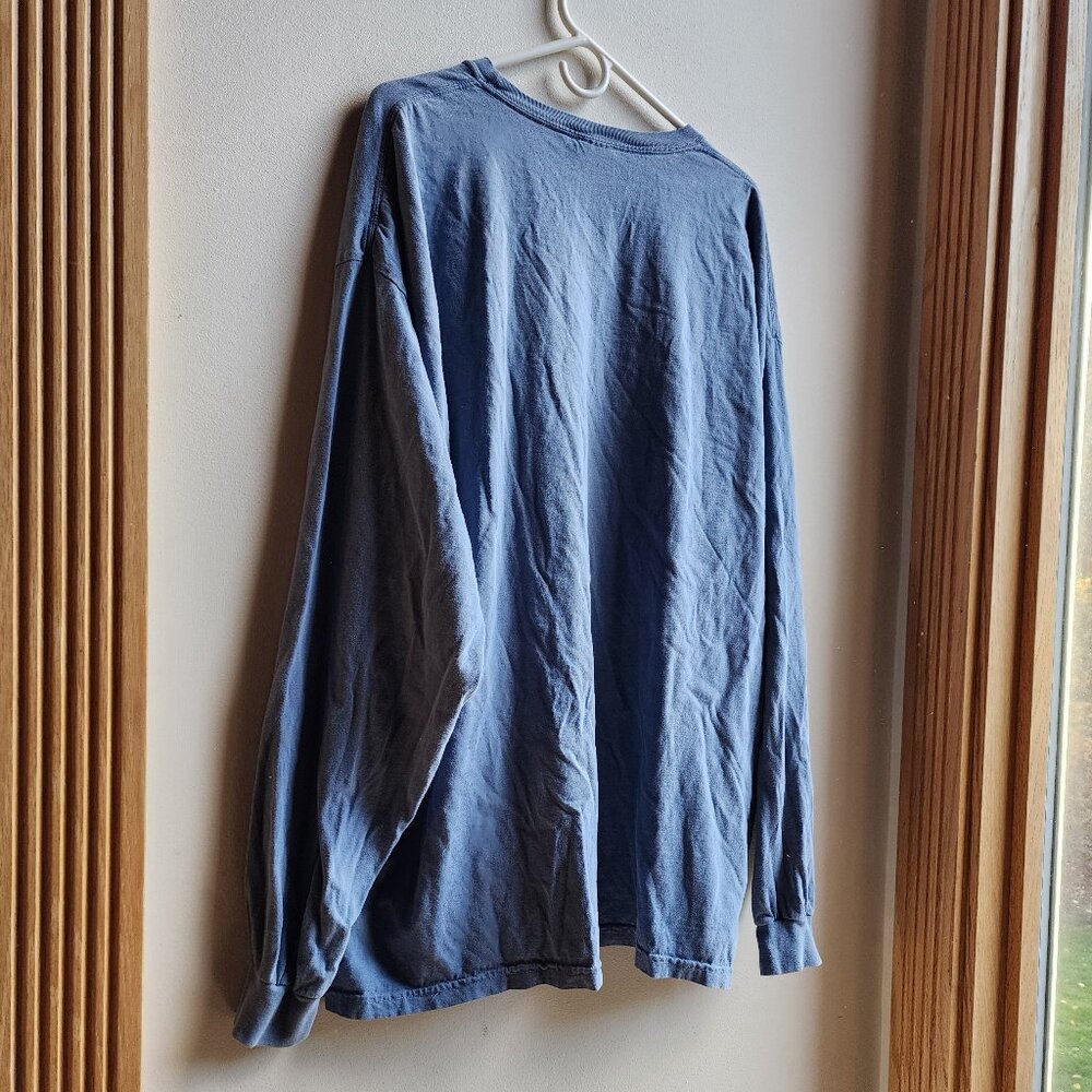 Comfort Colors Blue Long Sleeve Jersey Big & Tall Size 3XL - Picture 11 of 13